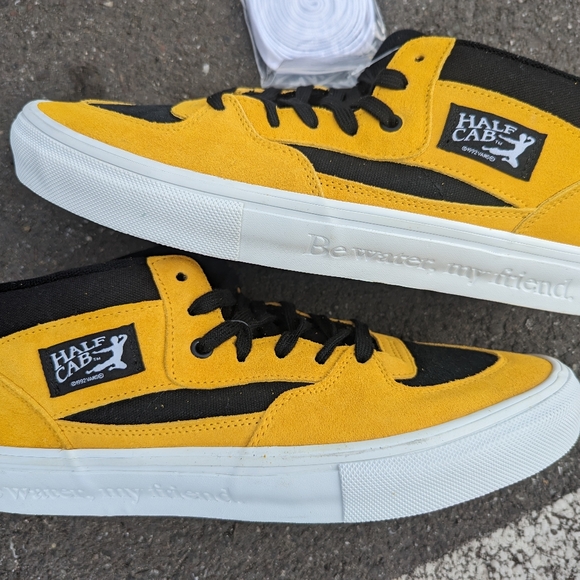 Vans Bruce Lee Half Cab Yellow Skateboard shoes